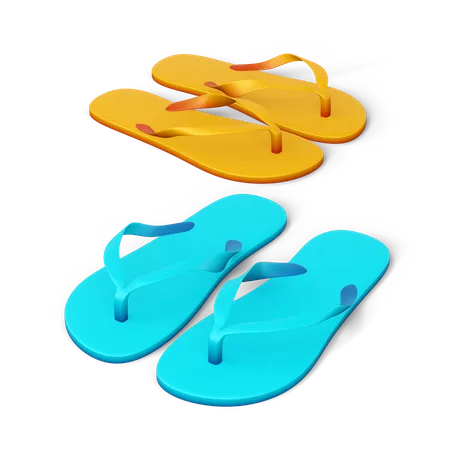 Flipflops  3D Icon