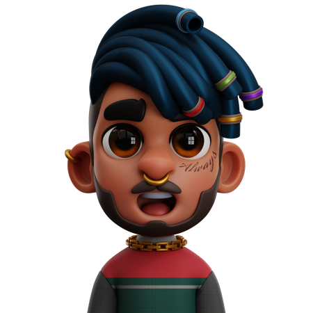 Flippiger Junge  3D Icon