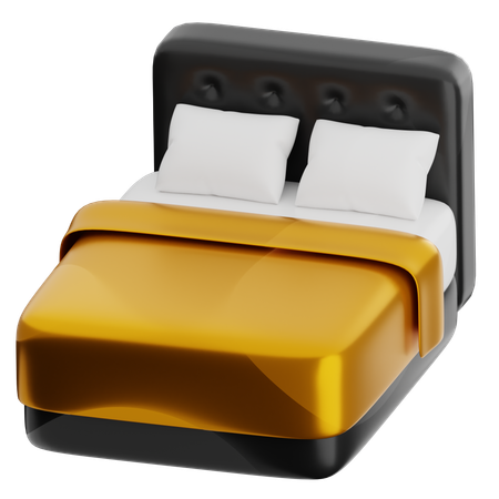 Flitterwochen-Bett  3D Icon