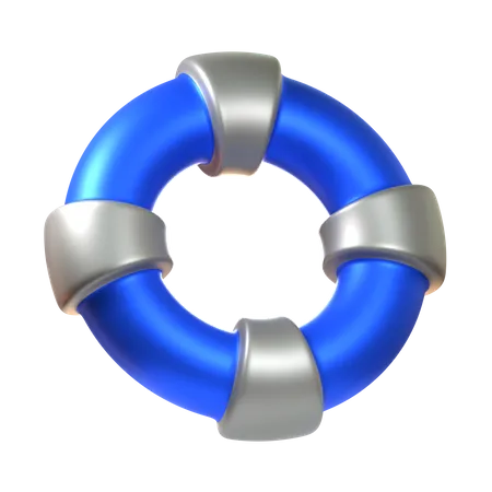 Float Ring Abstract Shape  3D Icon