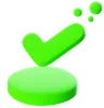 Floating Check Mark