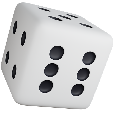 Floating Dice  3D Icon