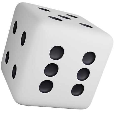 Floating Dice  3D Icon