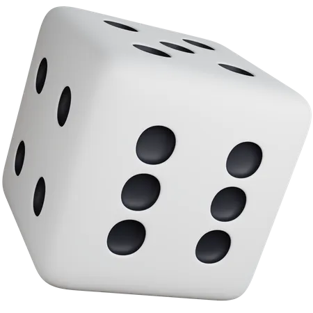 3 D Icon Illustration Floating Dice 3D Icon
