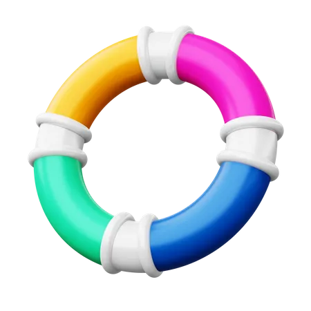 Floating Ring  3D Icon