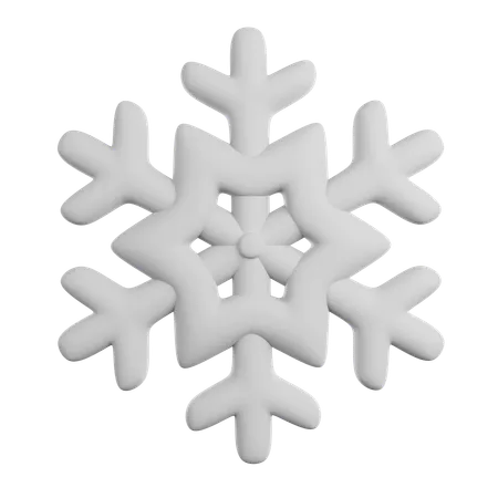 Floco de neve  3D Icon