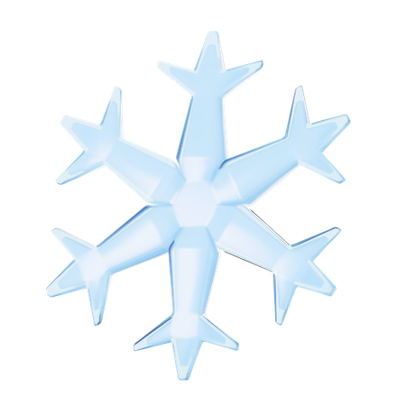 Floco de neve  3D Icon