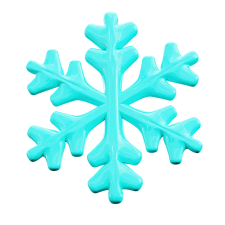 Floco de neve  3D Icon