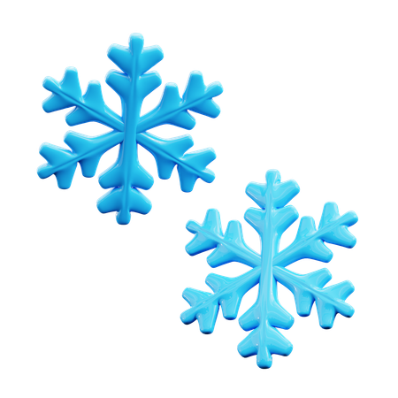 Floco de neve  3D Icon