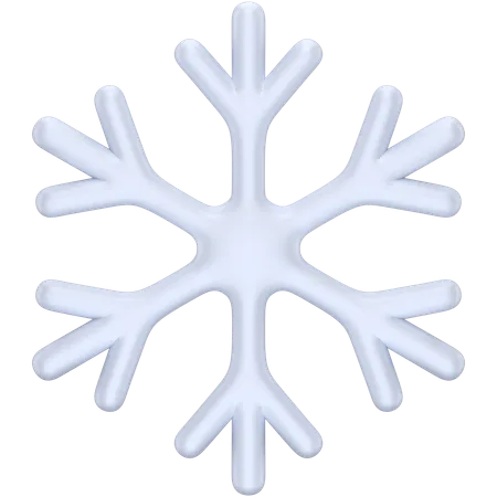 Floco de neve  3D Icon