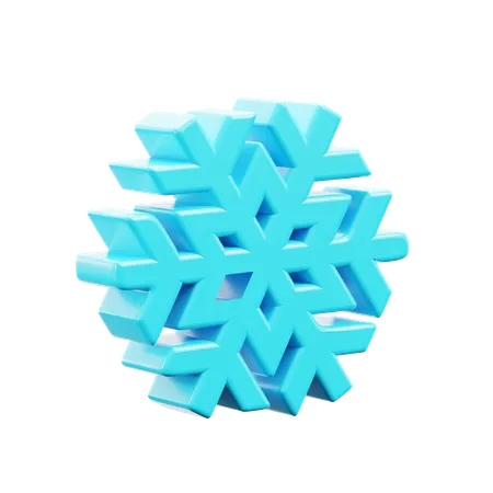 Floco de neve  3D Icon