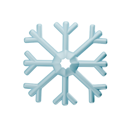 Floco de neve  3D Icon