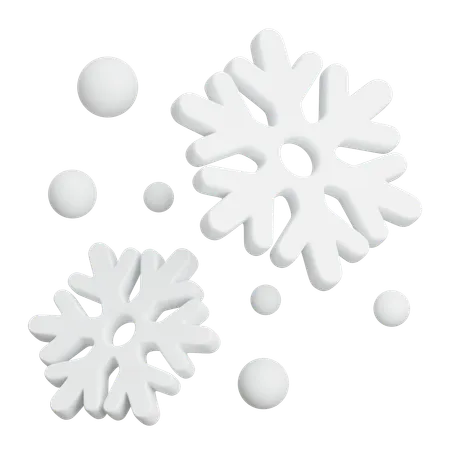 Floco de neve  3D Icon