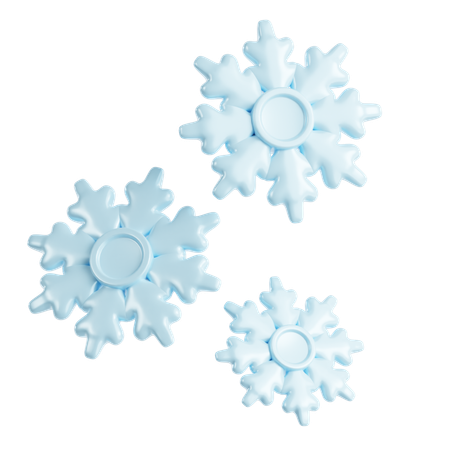Floco de neve  3D Icon