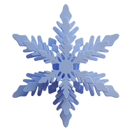 Floco de neve  3D Icon