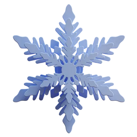 Floco de neve  3D Icon