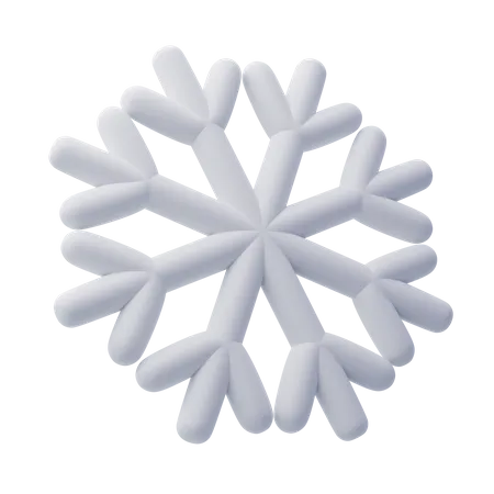 Floco de neve  3D Icon