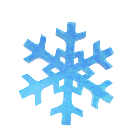 Floco de neve  3D Icon