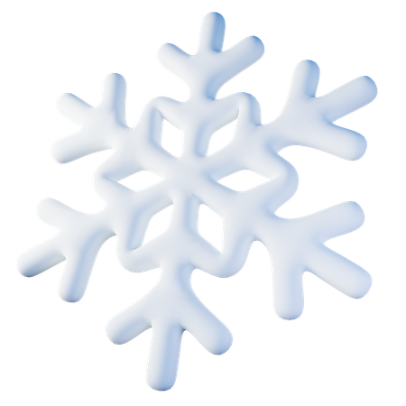 Floco de neve  3D Icon