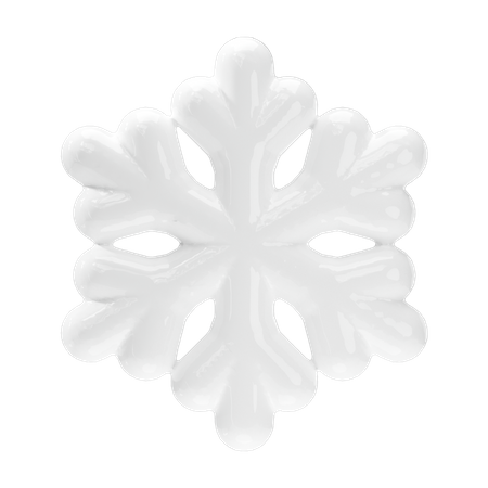 Floco de neve  3D Icon