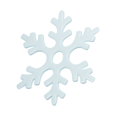 Floco de neve  3D Icon