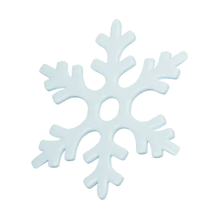 Floco de neve  3D Icon