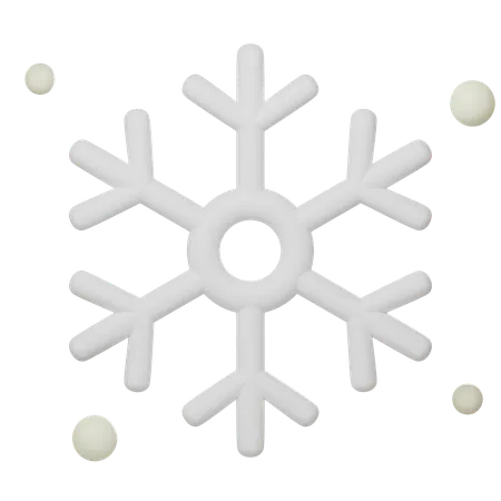 Flocon de neige  3D Icon