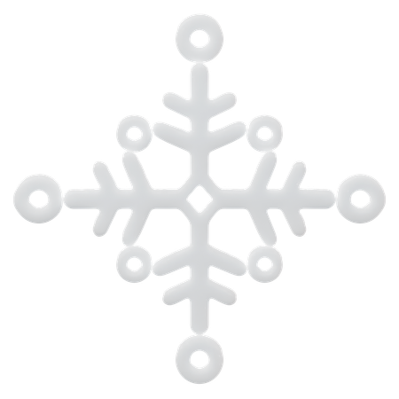 Flocon de neige  3D Icon