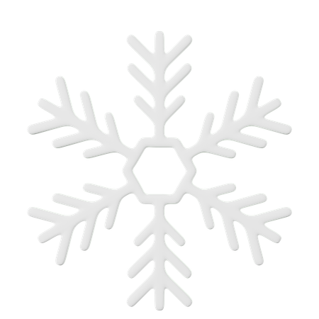 Flocon de neige  3D Icon