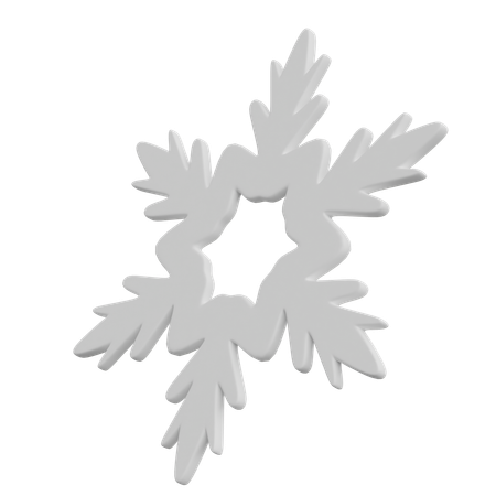 Flocon de neige  3D Icon