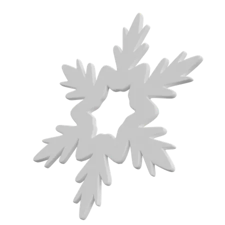 Flocon de neige  3D Icon