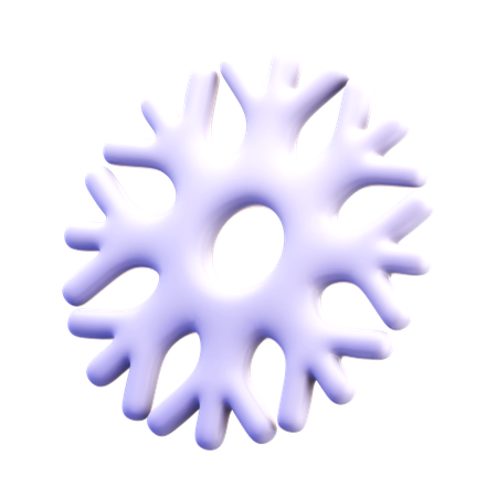 Flocon de neige  3D Icon