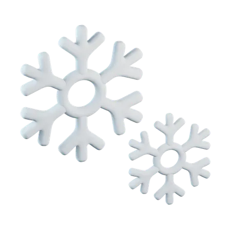 Flocon de neige  3D Icon