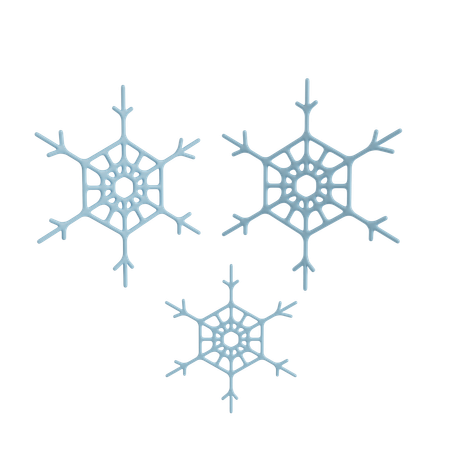 Flocon de neige  3D Icon