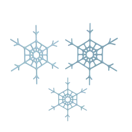 Flocon de neige  3D Icon