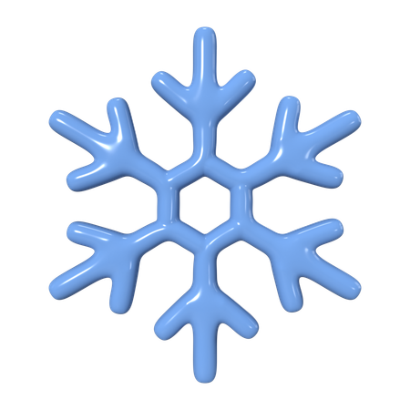 Flocon de neige  3D Icon