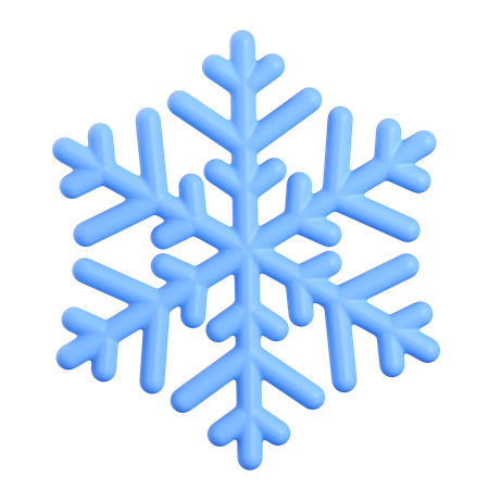 Flocon de neige  3D Icon