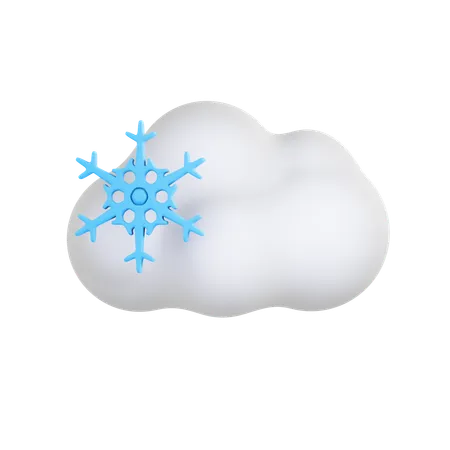 Flocon de neige  3D Icon