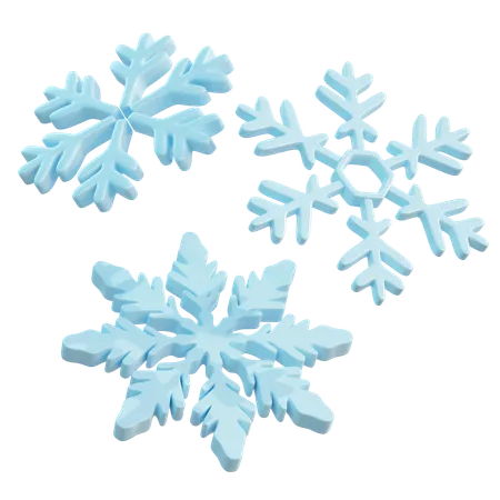 Flocon de neige  3D Icon