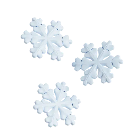 Flocon de neige  3D Icon