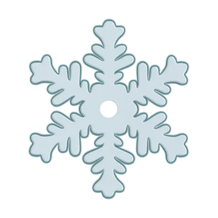 Flocon de neige  3D Icon