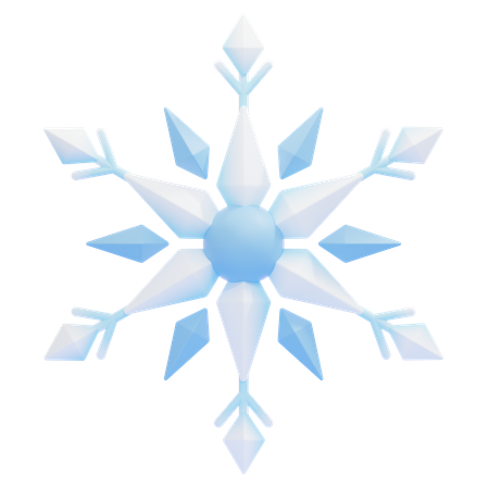 Flocon de neige  3D Icon