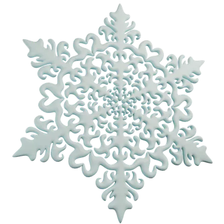 Flocon de neige  3D Icon