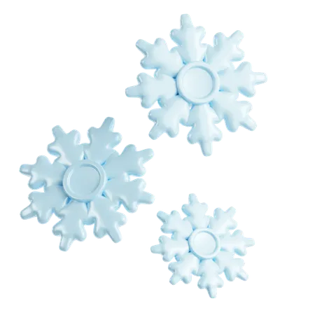 Flocon de neige  3D Icon