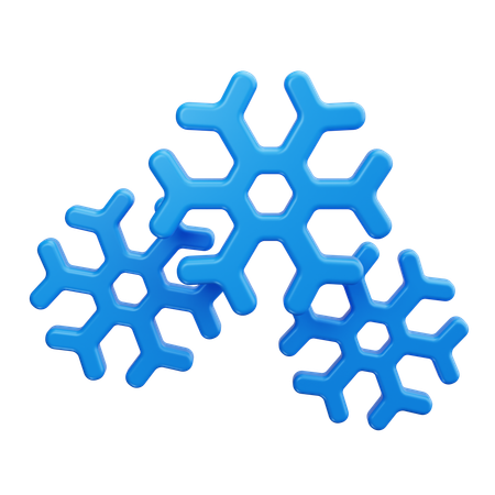 Flocon de neige  3D Icon