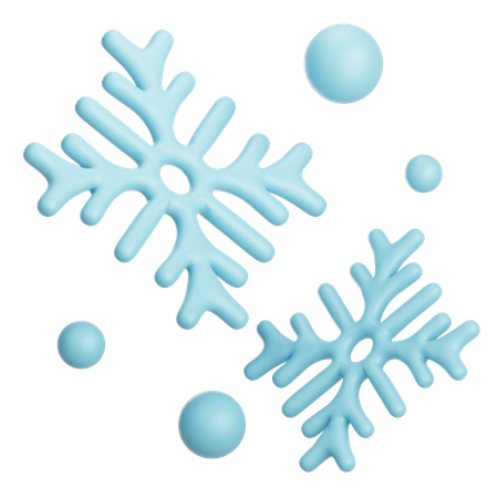 Flocon de neige  3D Icon