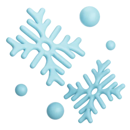 Flocon de neige  3D Icon