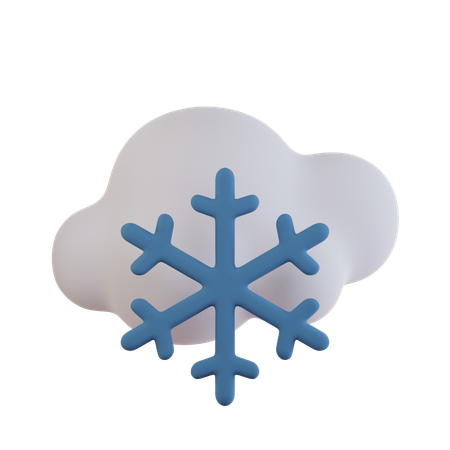 Flocon de neige  3D Icon