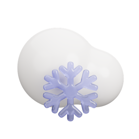 Flocon de neige  3D Icon
