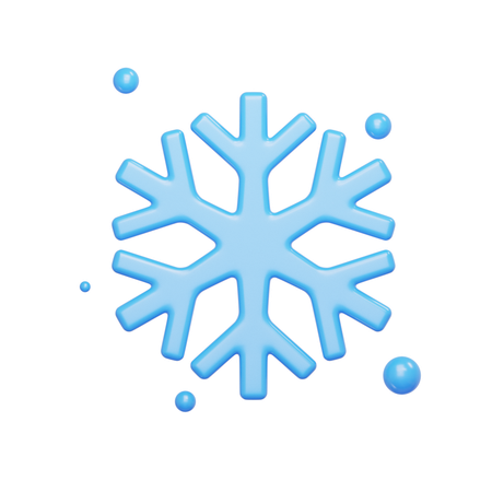 Flocon de neige  3D Icon